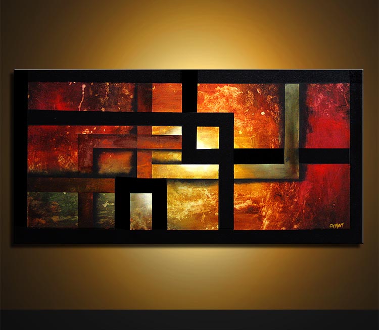 750x654 Painting - Geometrical Painting