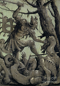 209x300 Saint George And The Dragon Paintings Fine Art America - George And The Dragon Painting