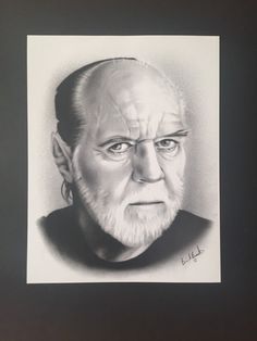 George Carlin Painting