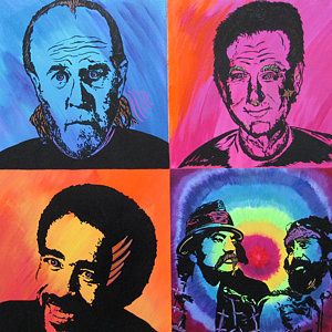 300x300 George Carlin Paintings Fine Art America - George Carlin Painting