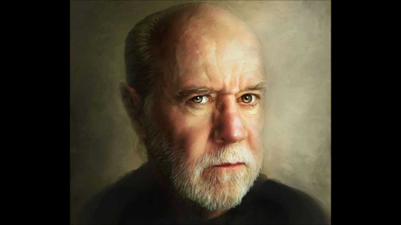 1280x720 George Carlin Reading His Bookbrain Droppings - George Carlin Painting