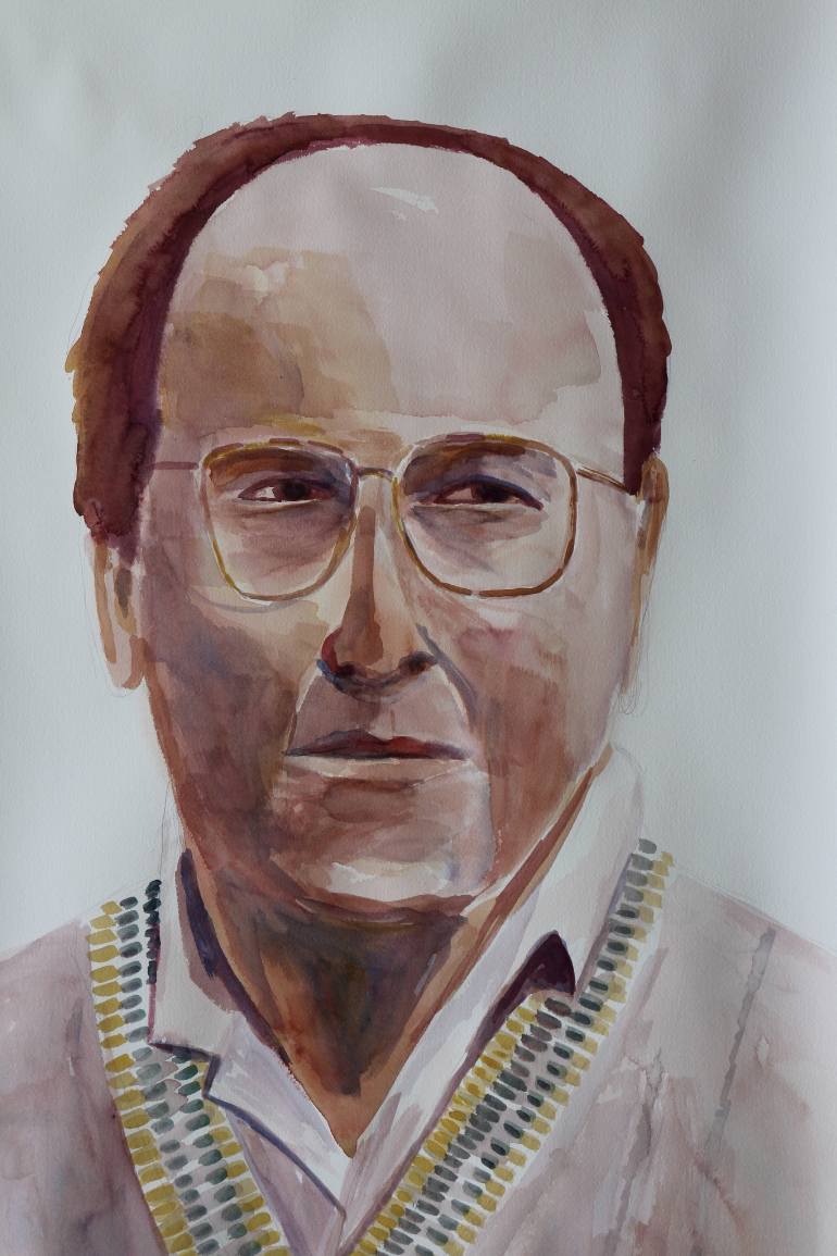 770x1155 Saatchi Art Portrait Of George Costanza Painting By John Kilduff - George Costanza Painting