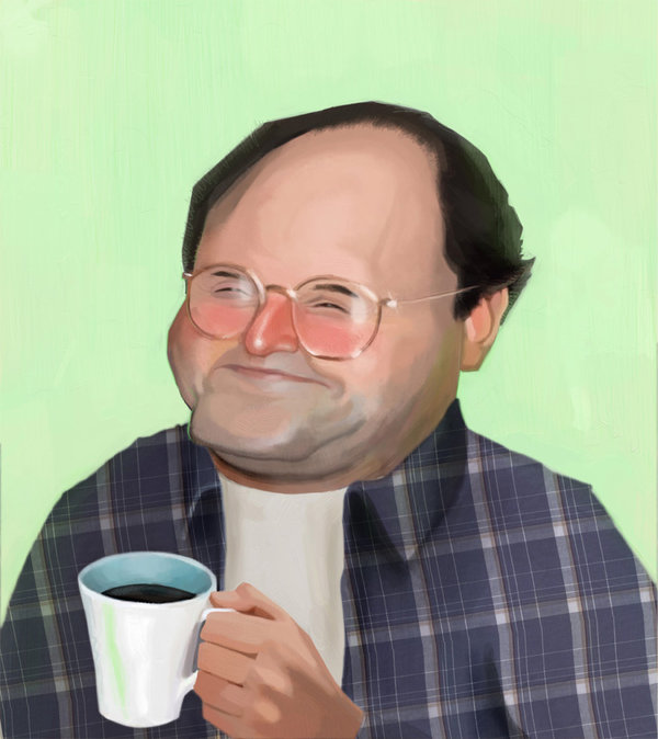 600x674 Seinfeld - George Costanza Painting