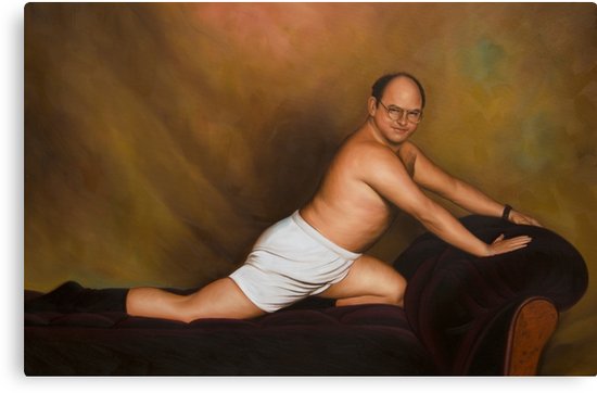 550x362 Seinfeld George Costanza Timeless Art Of Seduction Painting - George Costanza Painting