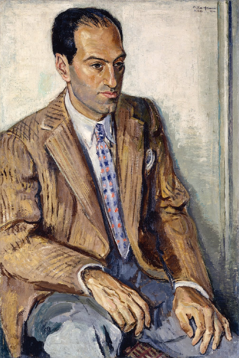 836x1249 George Gershwin - George Gershwin Painting