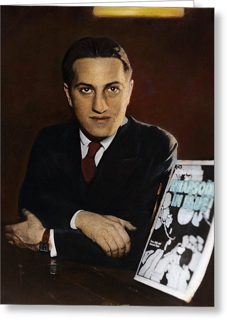 455x646 George Gershwin Greeting Cards Fine Art America - George Gershwin Painting
