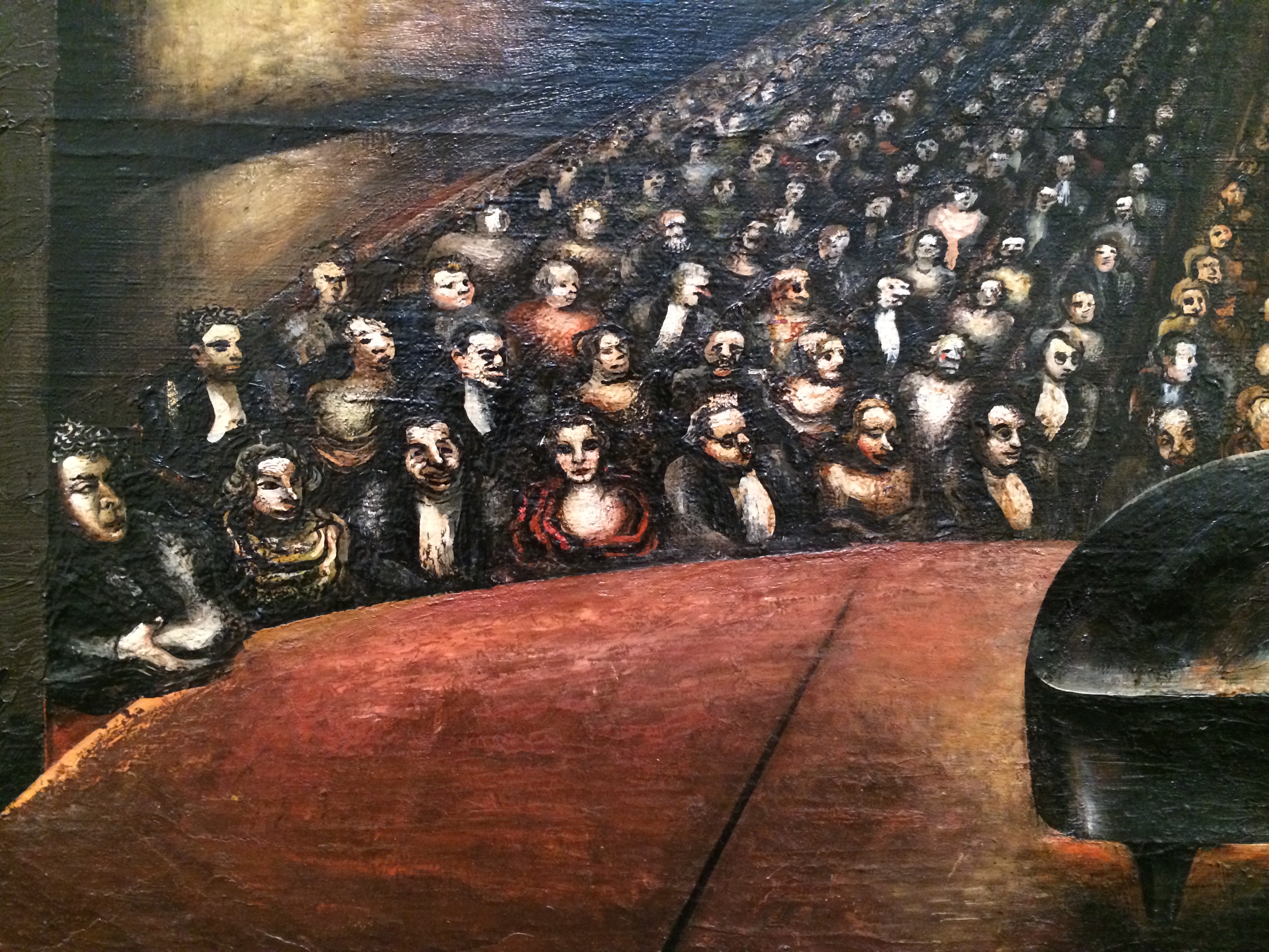 3264x2448 George Gershwin In An Imaginary Concert Hall Austin's Blanton - George Gershwin Painting