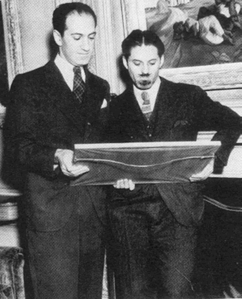 487x600 George Gershwin And Cousinamp Painter Henry Botkin Who Helped Him - George Gershwin Painting