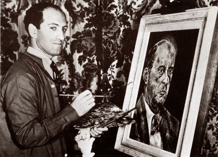 766x553 George Gershwin Painting A Portraiture Of Arnold - George Gershwin Painting