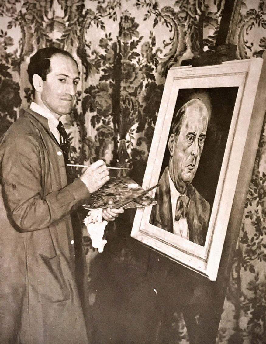875x1132 Painters.co George Gershwin Painting A Portrait Of Arnold - George Gershwin Painting