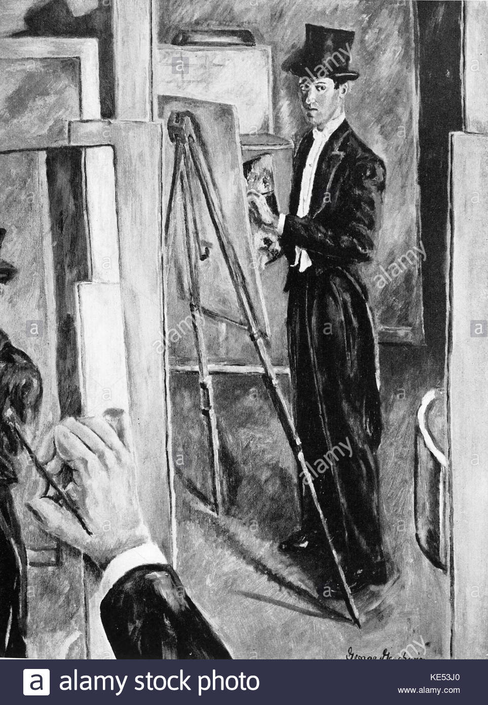 963x1390 George Gershwin - George Gershwin Painting