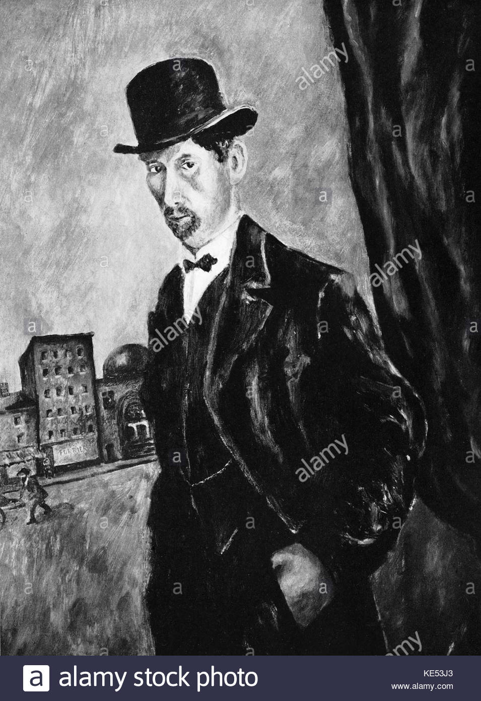 955x1390 George Gershwin - George Gershwin Painting