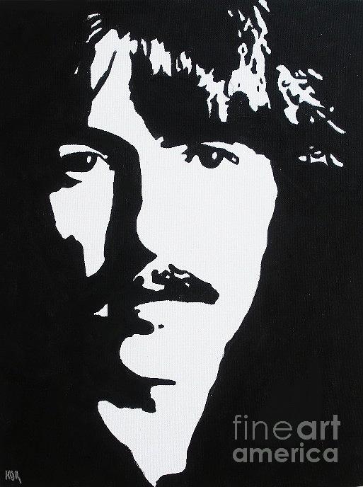 513x688 George Harrison Painting By Kenneth Regan - George Harrison Painting