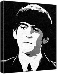 234x300 George Harrison Poprt Painting (100% Original Painting. Not - George Harrison Painting