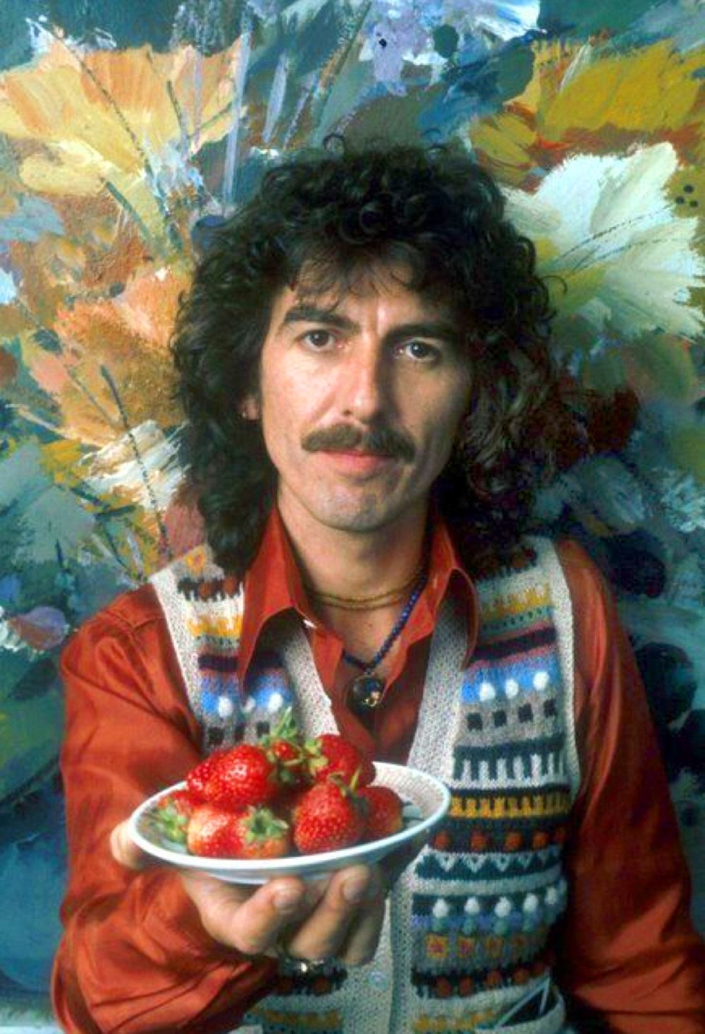 1000x1466 Pin By B 52 On Beatles George Harrison, Beatles - George Harrison Painting