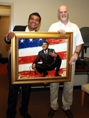 299x399 About The Artist - George Lopez Painting