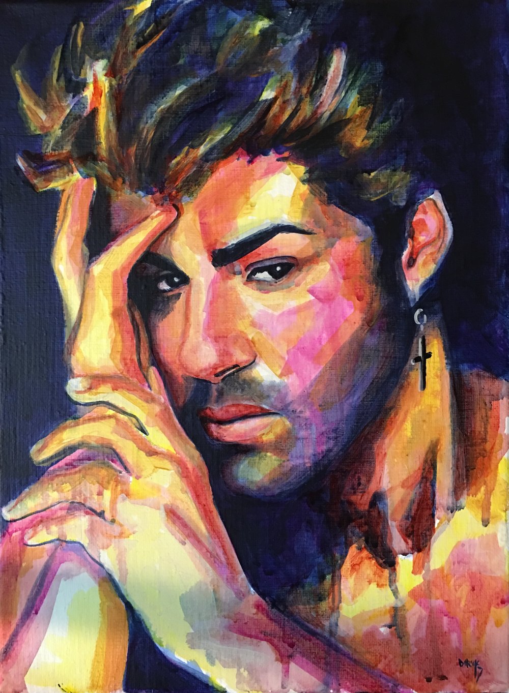 1000x1363 George Michael - George Painting