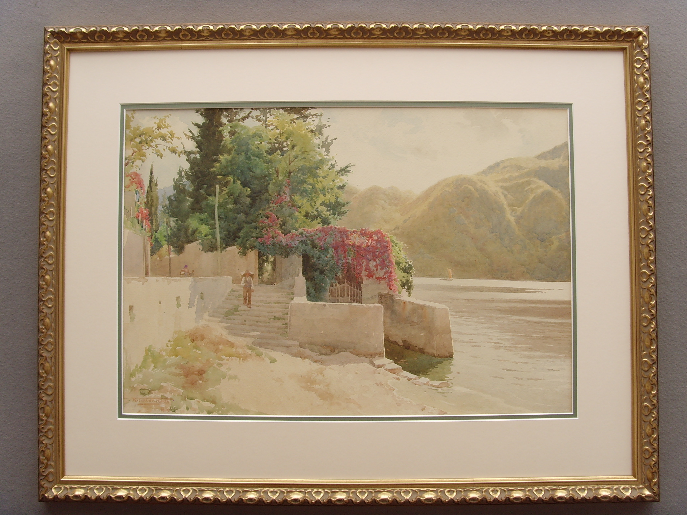 2272x1704 Highly Sought After Watercolour Painting By Robert George Talbot - George Painting