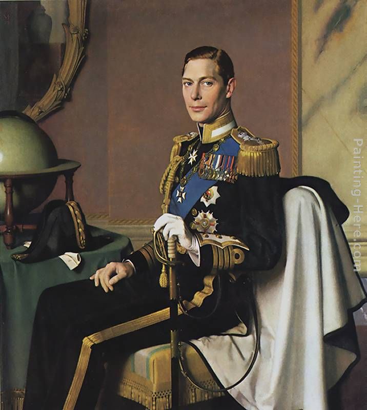 716x800 Meredith Frampton King George Vi As Duke Of York Painting Anysize - George Painting