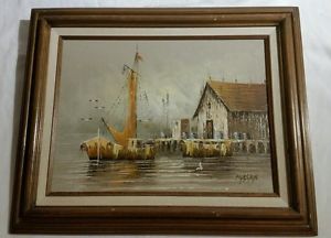 300x216 Vintage Alfred George Morgan Oil Painting - George Painting