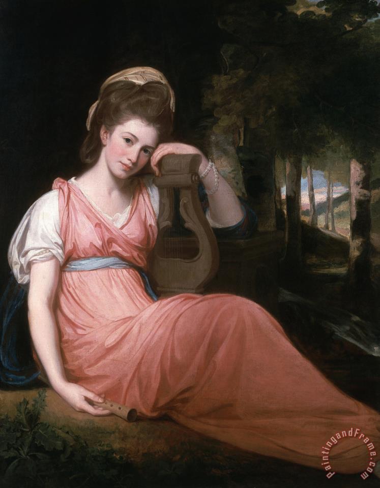 747x960 George Romney Anne Birch Painting - George Romney Painting
