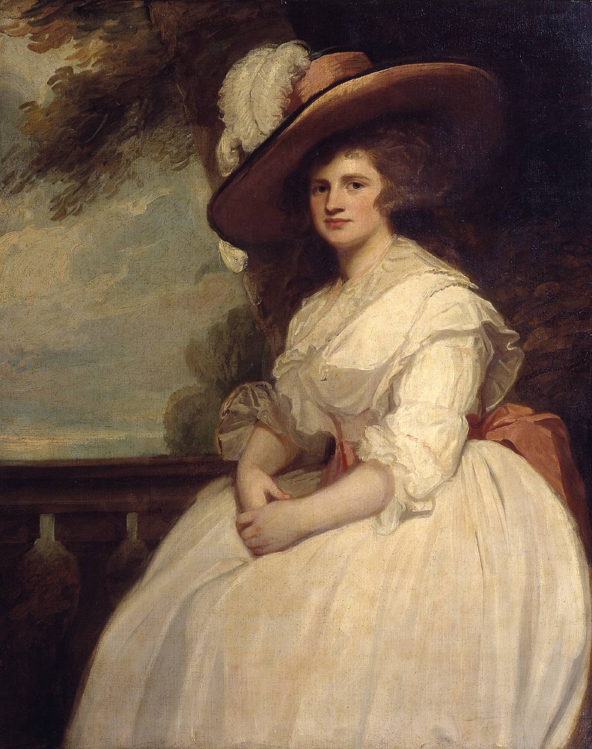 1213x1536 Mrs John Matthews Painting George Romney Oil Paintings - George Romney Painting