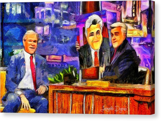 546x413 George W. Bush Canvas Prints - George W Bush Painting Prints