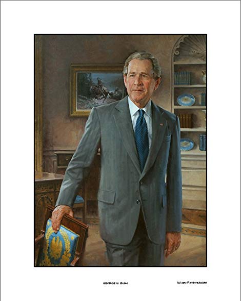 George W Bush Painting Prints at PaintingValley.com | Explore ...