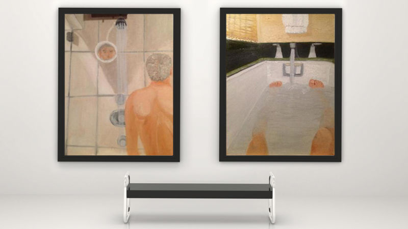 800x450 George W. Bush Is An Outsider Artist, Standing Apart From History - George W Bush Shower Painting