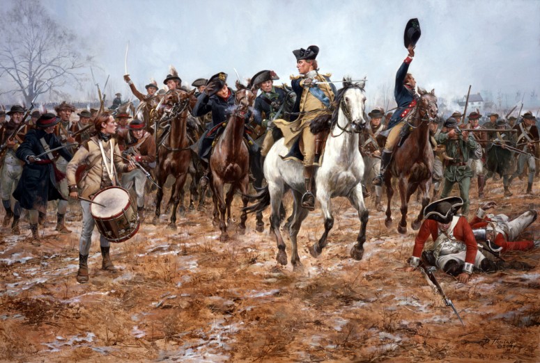 George Washington Battle Painting
