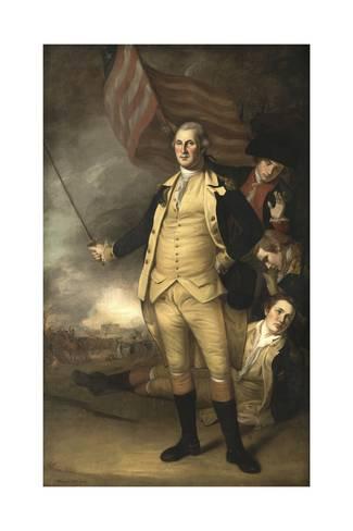 325x488 Painting Of General George Washington - George Washington Battle Painting