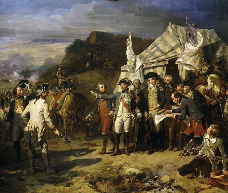 775x655 Yorktown Campaign George Washington's Mount Vernon - George Washington Battle Painting