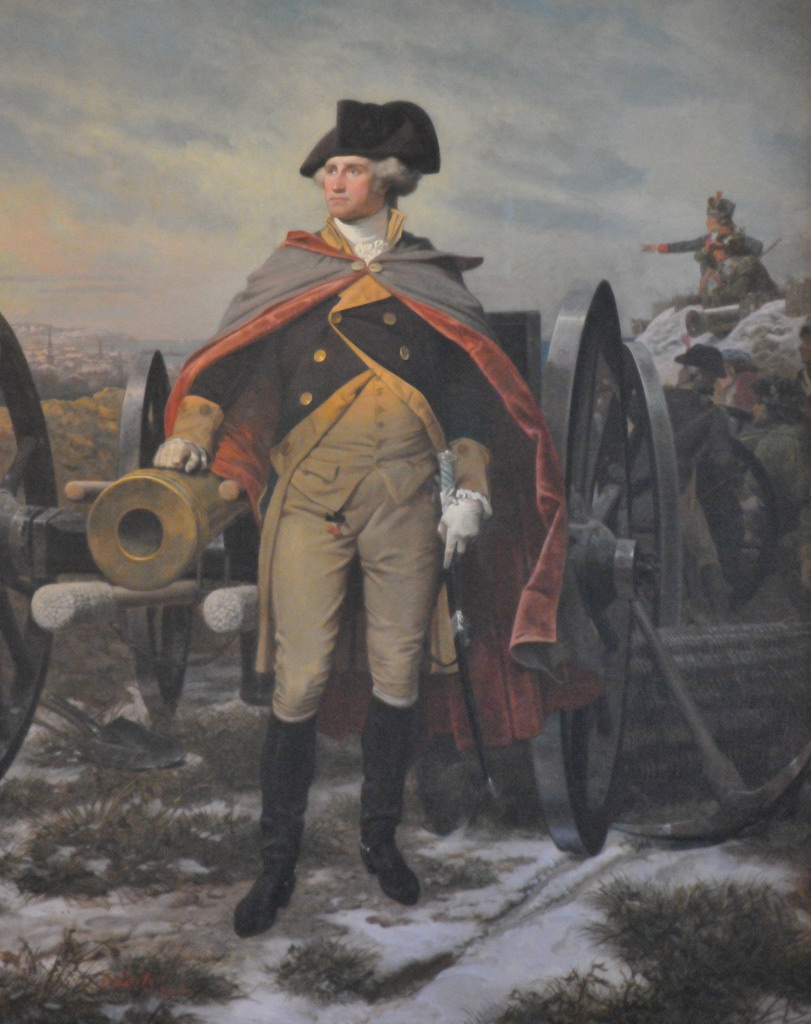 811x1024 Boston Public Library Copley Square - George Washington Battle Painting