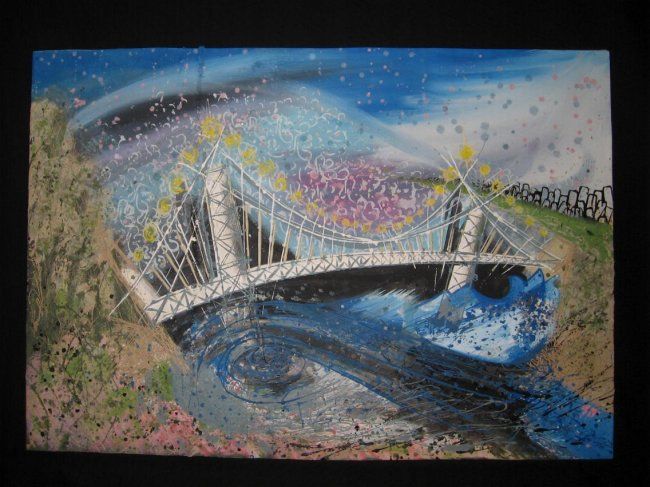 650x487 George Washington Bridge (Scott Hill) - George Washington Bridge Painting