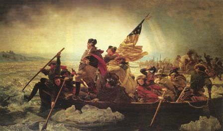 448x263 The Crossing Of The Delaware - George Washington Crossing The Delaware Painting