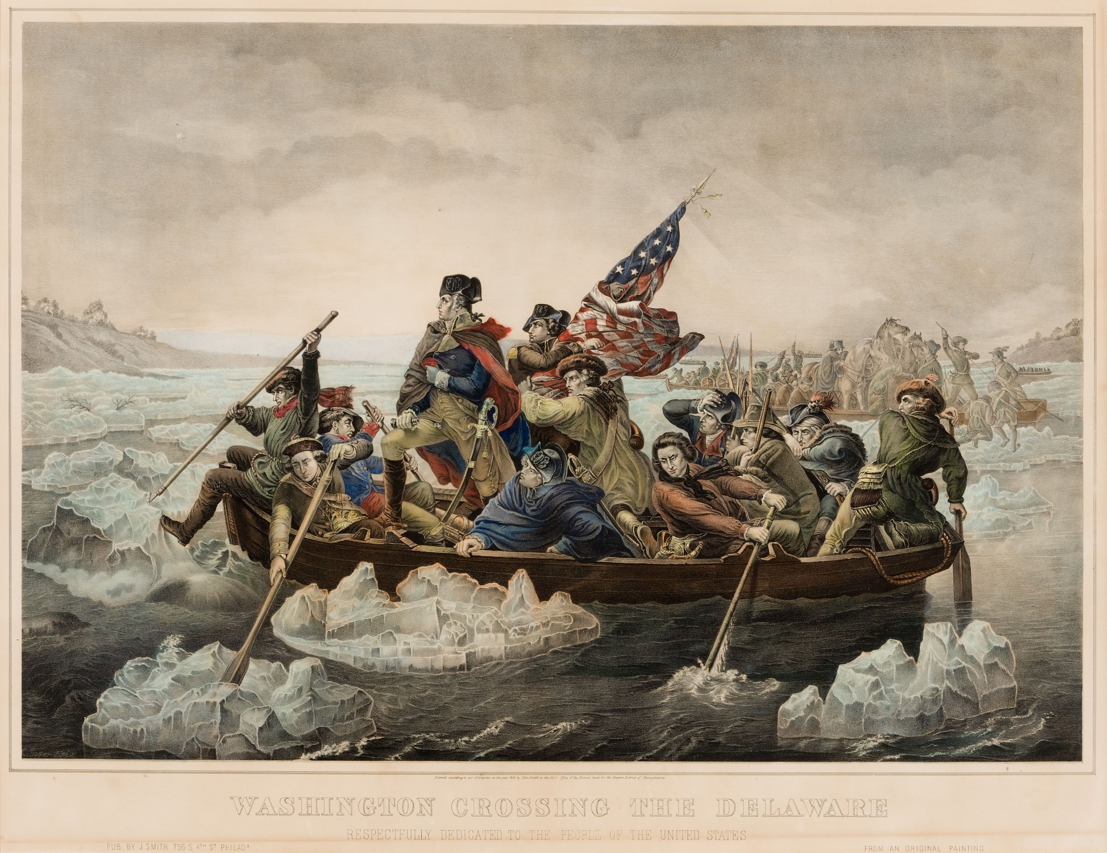 3566x2747 Washington Crossing The Delaware Reynolda House Museum - George Washington Crossing The Delaware Painting