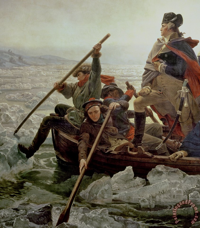 844x960 Emanuel Gottlieb Leutze Washington Crossing The Delaware River - George Washington Crossing The Delaware River Painting