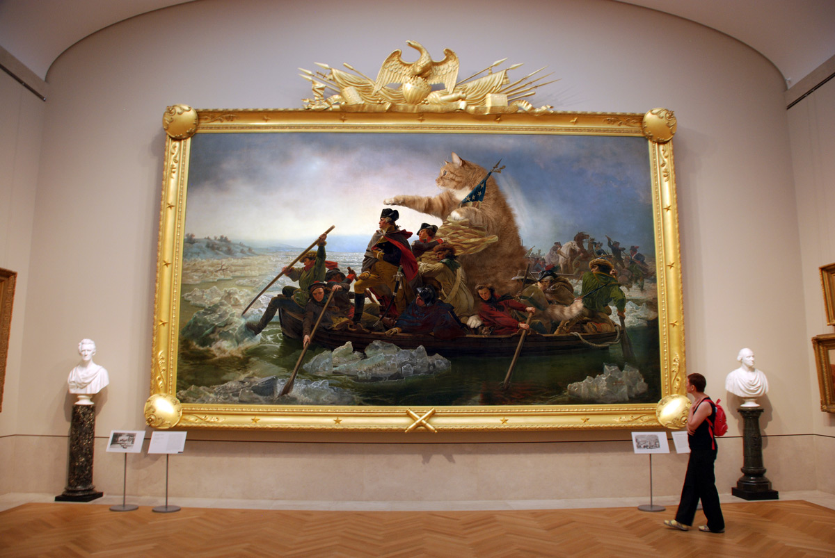 1200x803 Fatcatart Great Artists' Mews An Unexpected Journey - George Washington Crossing The Delaware River Painting