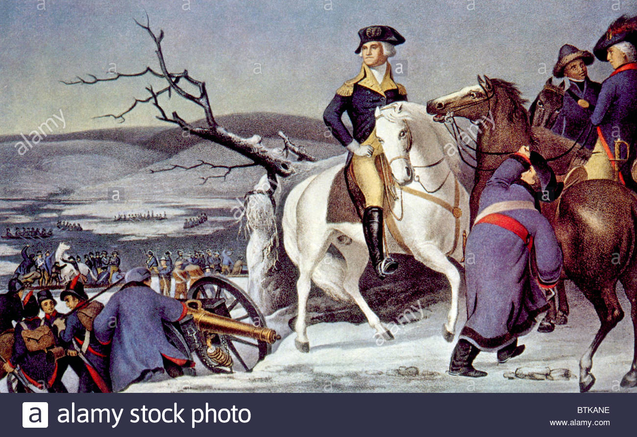1300x891 General George Washington Crossing The Delaware River On The Eve - George Washington Crossing The Delaware River Painting