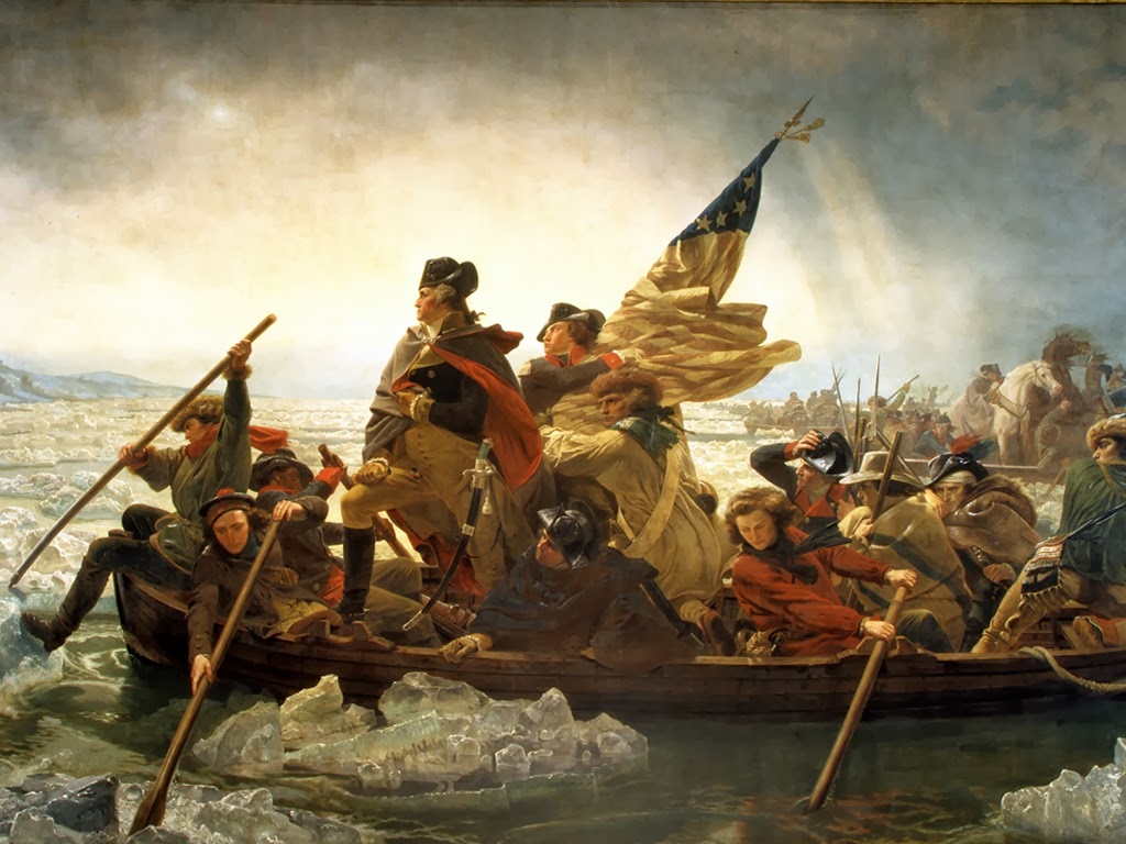 1024x768 Moline Memories Washington Crossing The Delaware River - George Washington Crossing The Delaware River Painting