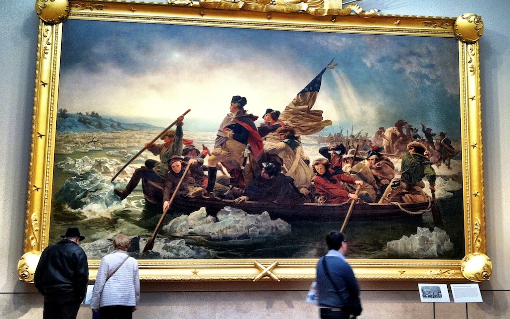 George Washington Crossing The Delaware River Painting At