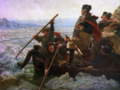 240x180 Africans In Americapart 2wash. Cross Del. Riverleutze - George Washington Crossing The Delaware River Painting