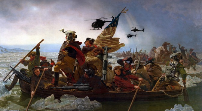 672x372 Here's A Little Story About Washington Crossing The Delaware Re - George Washington Delaware Painting