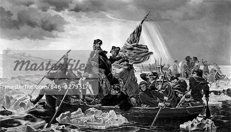 450x259 Painting Of Washington Crossing The Delaware By Leutze - George Washington Delaware Painting