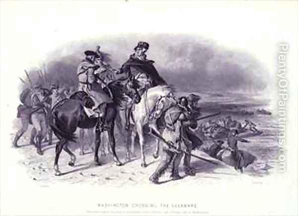 600x434 George Washington Crossing The Delaware River During The American - George Washington Delaware River Painting