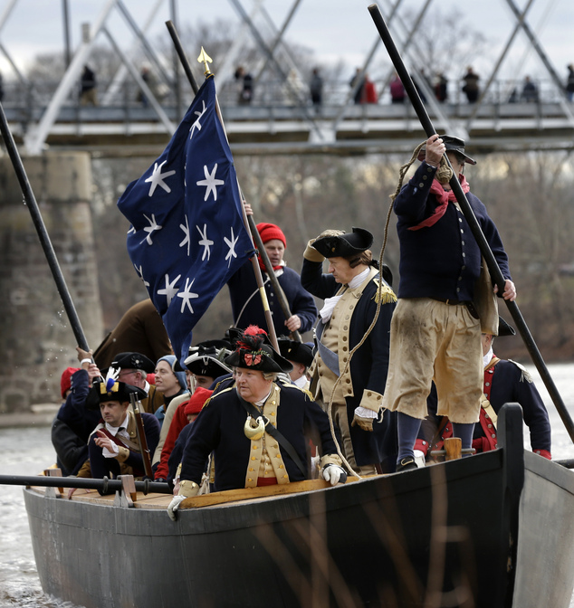 634x672 Washington Crosses Delaware With Better Weather Daily Mail Online - George Washington Delaware River Painting