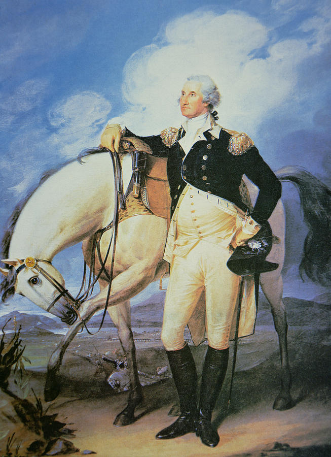 653x900 George Washington Painting By John Trumbull - George Washington Horse Painting
