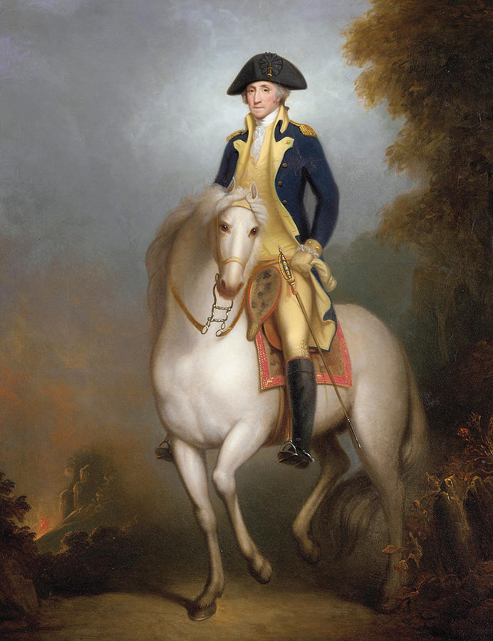 George Washington Horse Painting at PaintingValley.com | Explore ...