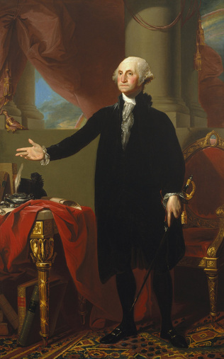 316x507 George Washington Portrait - George Washington Masonic Painting