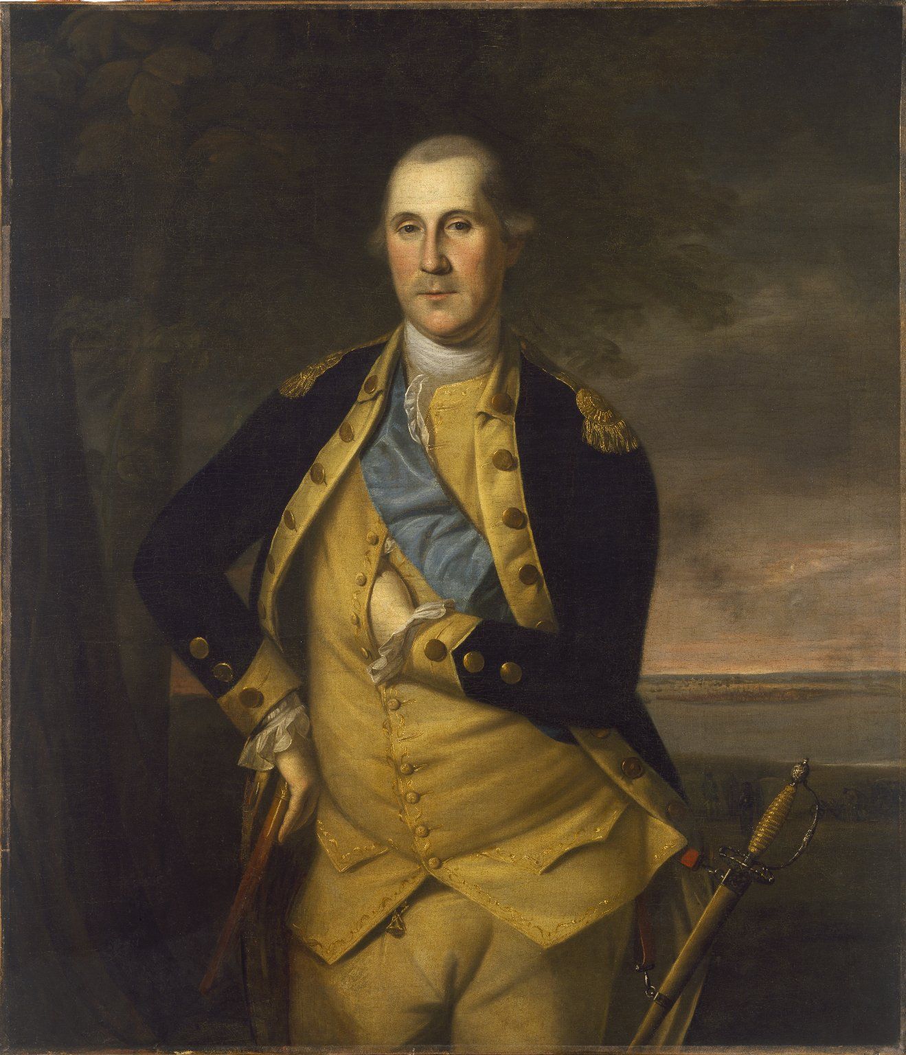 1319x1536 George Washington Painting Charles Willson Peale Oil Paintings - George Washington Oil Painting